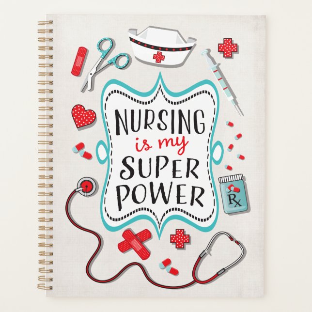 Nurse Super Power Planner (Devant)