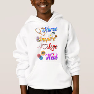 Nurse Sweats à capuche Inspirez Amour Guérissez Me