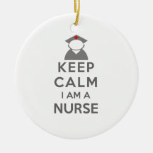 Nurse Symbol Behalten Calm I bin ein Krankenschwes