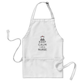 Nurse Symbol Behalten Calm I bin ein Krankenschwes Schürze
