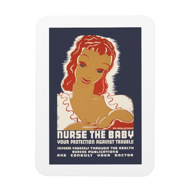 Nurse the Baby Magnet (Vertikal)