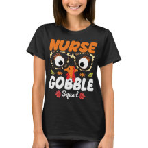 Nurse Turkey Gobble Squad Erntedank nähren