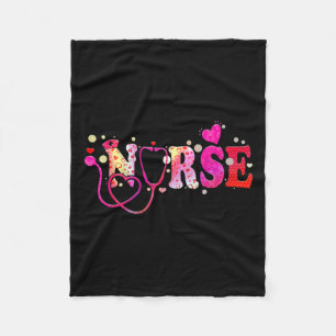 Nurse Valentinstag Valentine Scrub Top Women Scann Fleecedecke