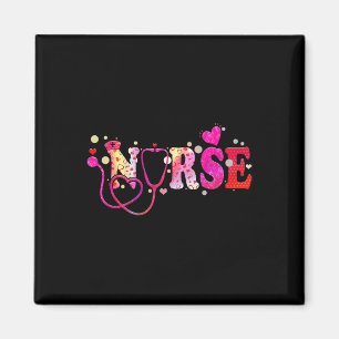 Nurse Valentinstag Valentinsgruß Scrub Top Frauen  Magnet