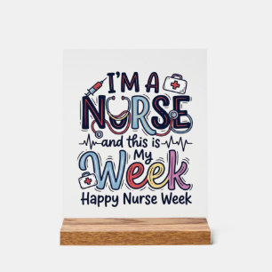 Nurse Week Vintage Typography Shirt Design_1