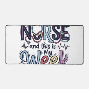Nurse Week Vintage Typography Shirt Design_1