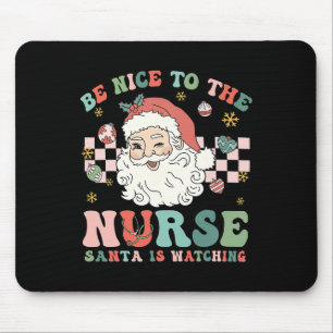 Nurse Weihnachten Sei Nett Zur Krankenschwester Sa Mousepad