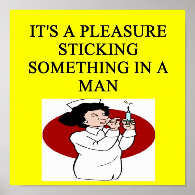 NURSE Witz Poster (Vorne)