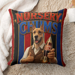 Nursery Chums Cola/große Chums-Kissen/Wurfkissen Kissen