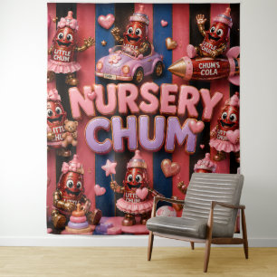 Nursery-Freunde, extra große Tapete/Kinderzimmer Wandteppich