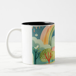 Nursery-Kunst-Design Zweifarbige Tasse