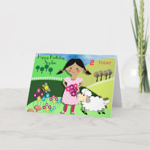 Nursery Rythm Theme Carte Anniversaire de enfant m