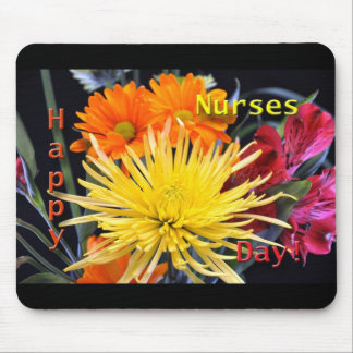 Nurses Day Floral Bliss Mousepad