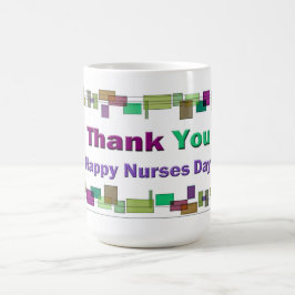 Nurses Day gibt farbenfrohe Plätze Kaffeetasse