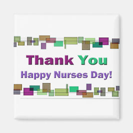 Nurses Day gibt farbenfrohe Plätze Magnet