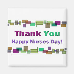 Nurses Day gibt farbenfrohe Plätze Magnet