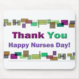 Nurses Day gibt farbenfrohe Plätze Mousepad