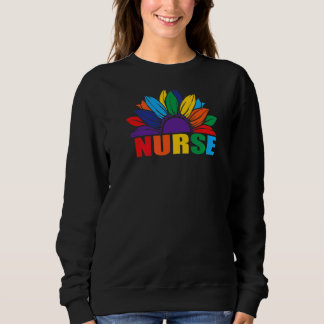 Nurse's Day präsentiert Nurse Lgtbi Gay Pride Sweatshirt
