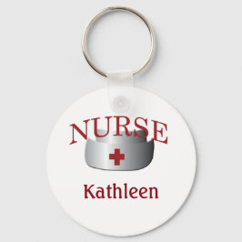 Nurses Name Nurse Button Schlüsselanhänger