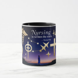 Nurse's Night Sky Tasse: Ein Geschenk für die Ster Tasse