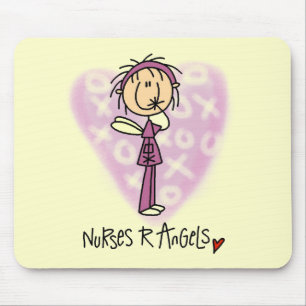 Nurses R Angels T - Shirt und Geschenke Mousepad