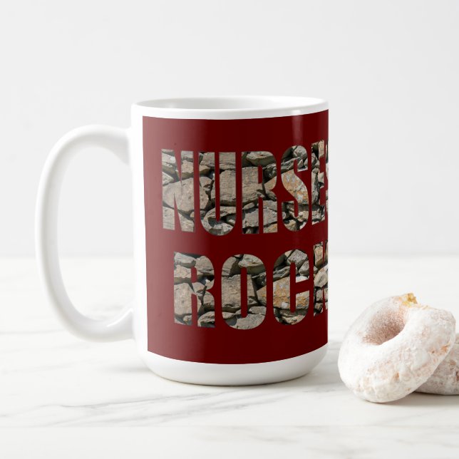 NURSES ROCK KAFFEETASSE (Mit Donut)