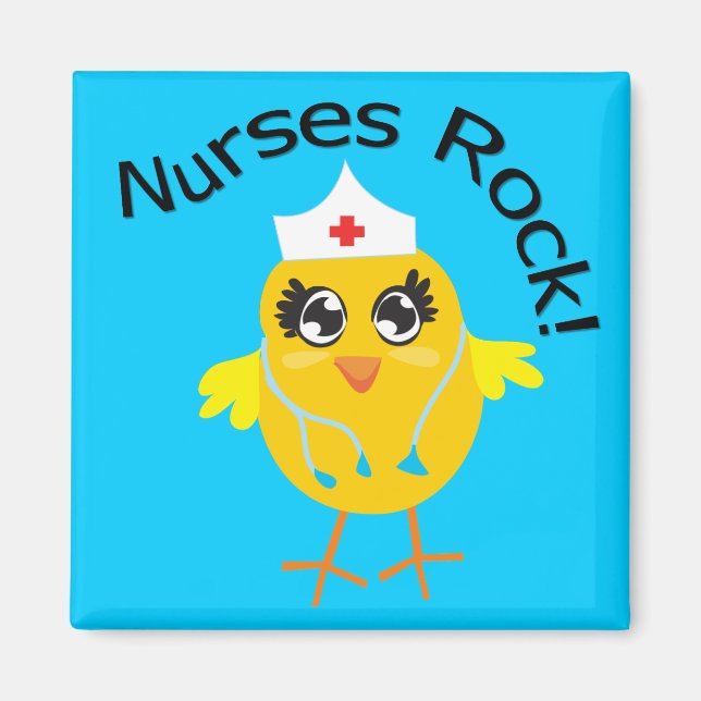 Nurses Rock Magnet (Vorne)