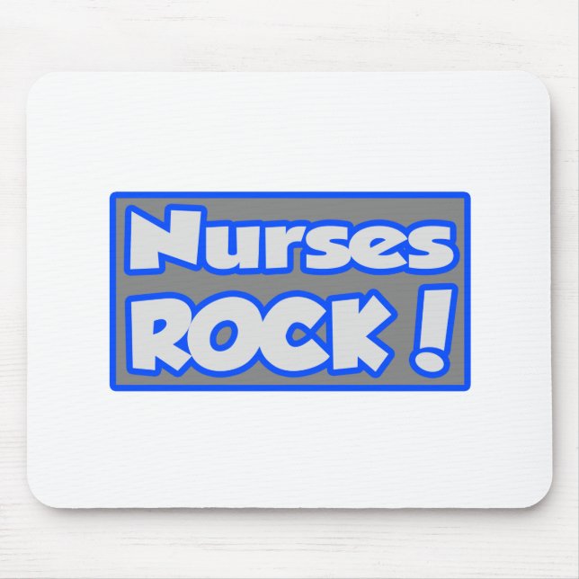 Nurses Rock! Mousepad (Vorne)