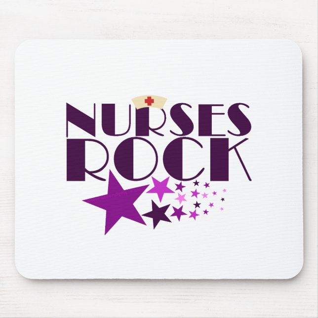 Nurses Rock Mousepad (Vorne)