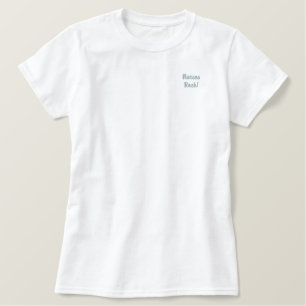 Nurses Rock! Personalize Name Besticktes T-Shirt