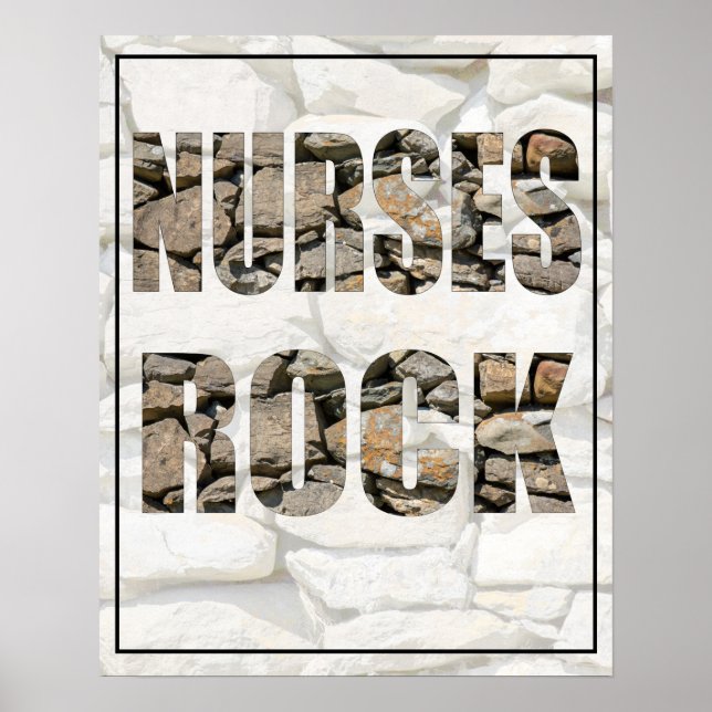 NURSES ROCK POSTER (Vorne)