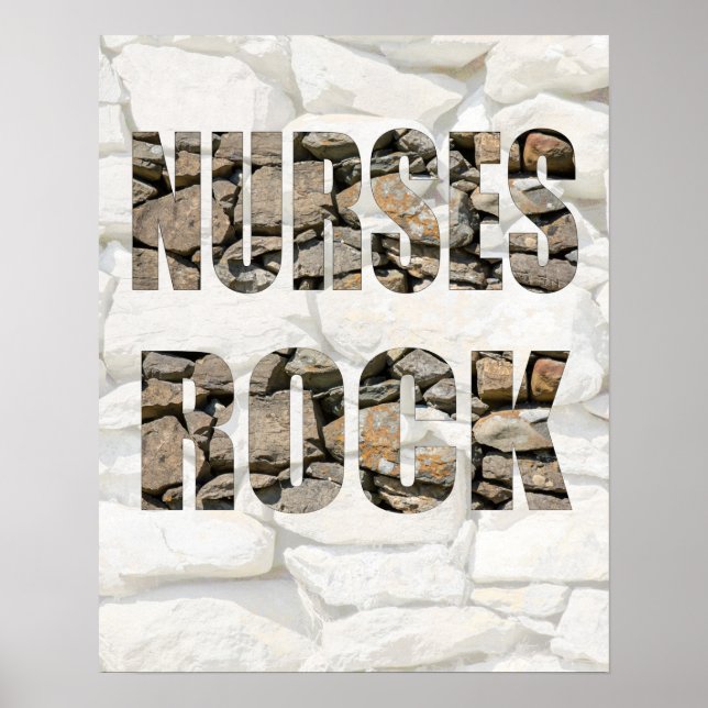 NURSES ROCK POSTER (Vorne)