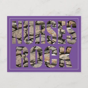 NURSES ROCK POSTKARTE