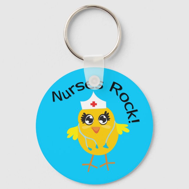 Nurses Rock Schlüsselanhänger (Vorderseite)