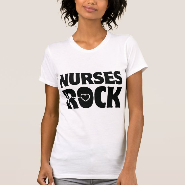 Nurses Rock T-Shirt (Vorderseite)