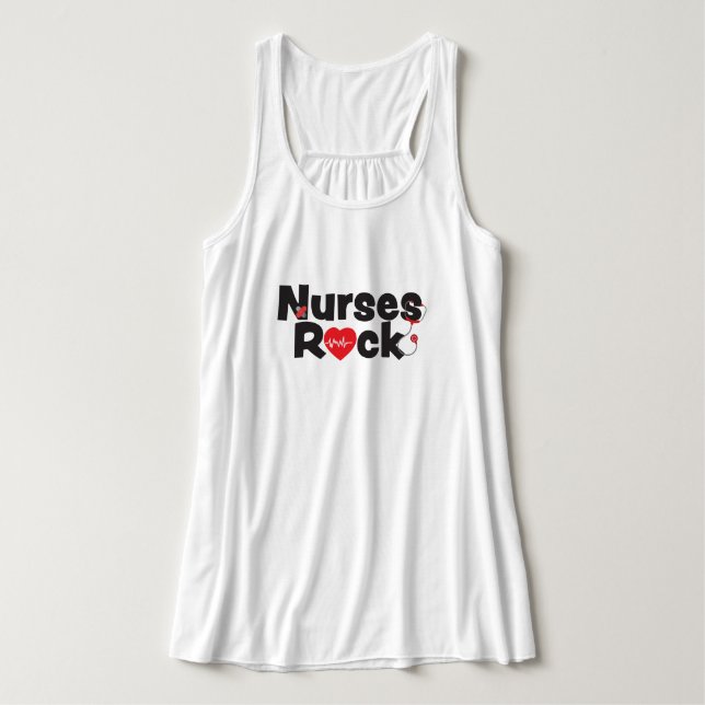 Nurses Rock Tank Top (Design Vorderseite)