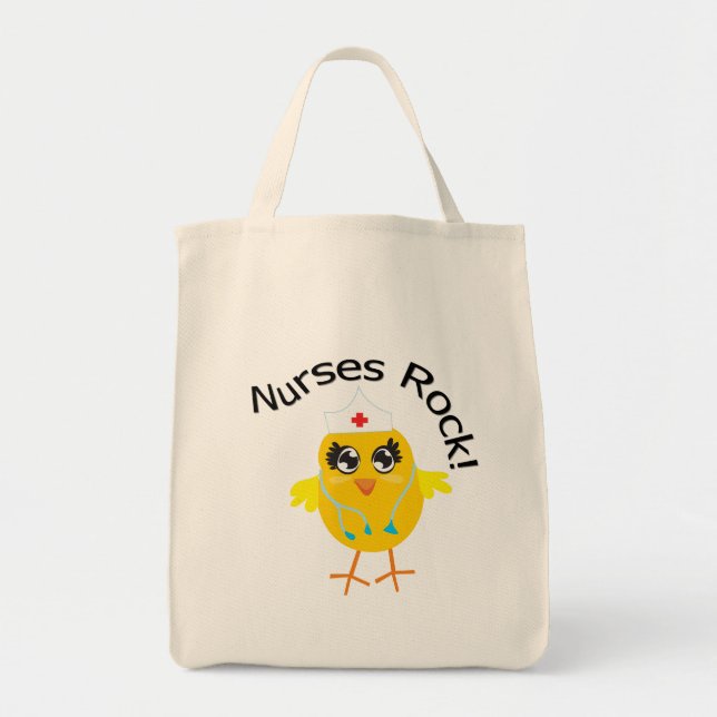 Nurses Rock Tragetasche (Vorne)