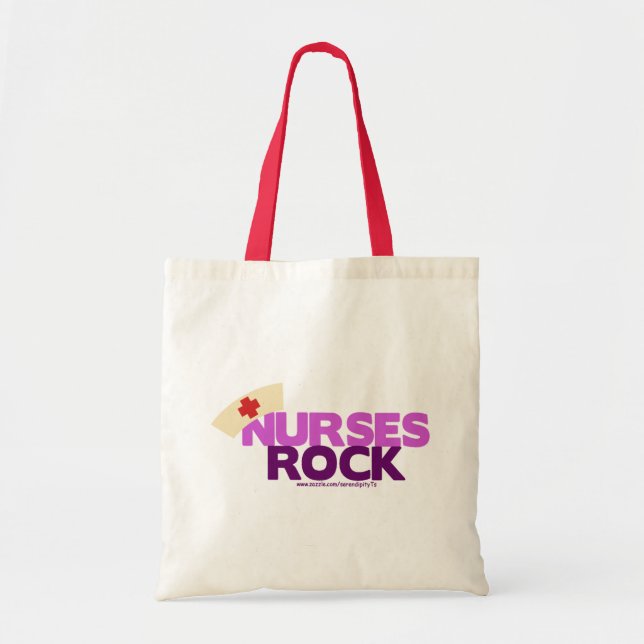 Nurses Rock Tragetasche (Vorne)
