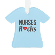 Nurses rocks hellblaue Krankenschwester Peeling