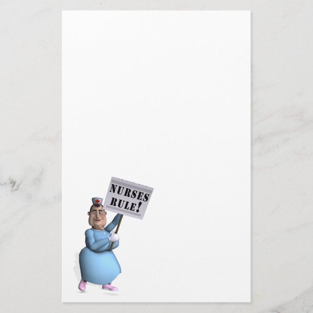 Nurses Rule! Briefpapier (Vorderseite)