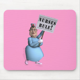 Nurses Rule! Mousepad