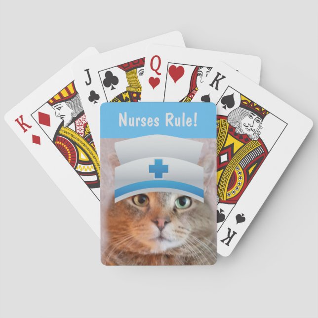 Nurses Rule Spielkarten (Rückseite)