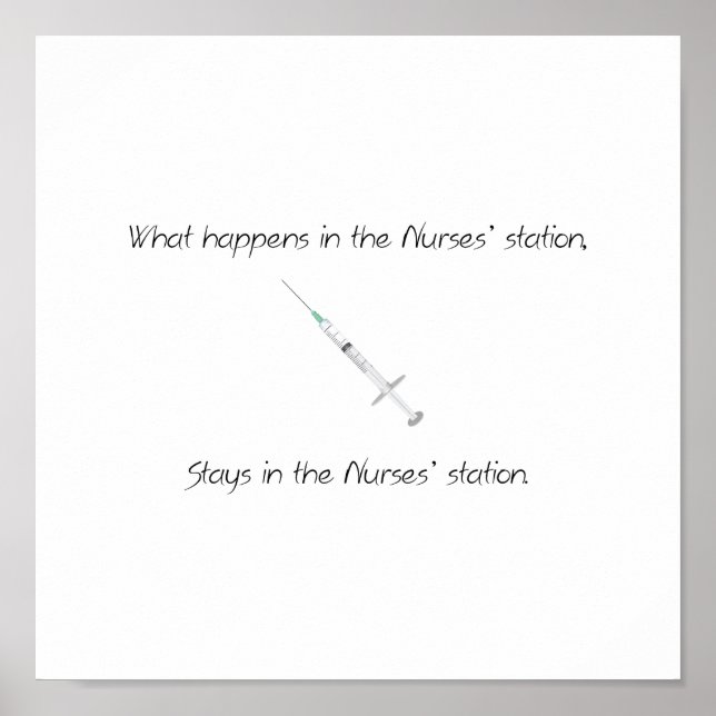 Nurses Station Poster (Vorne)