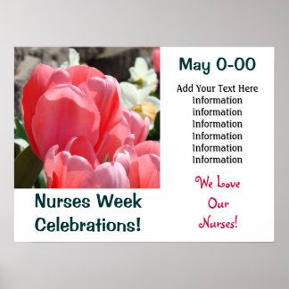 Nurses Week Celebration Plakate Liebe Nursings May
