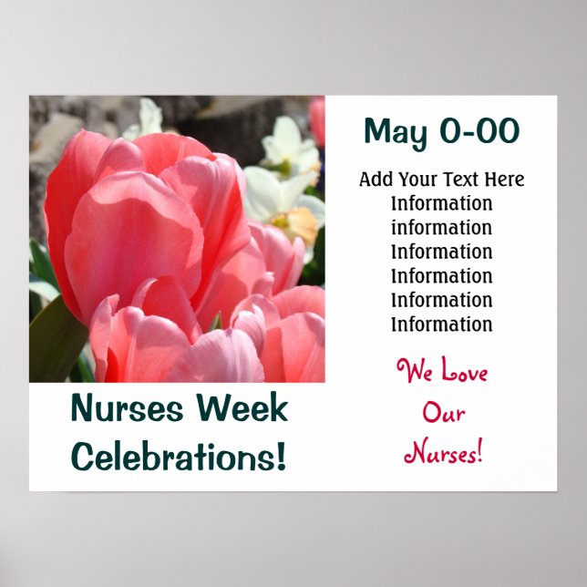 Nurses Week Celebration Plakate Liebe Nursings May (Vorne)