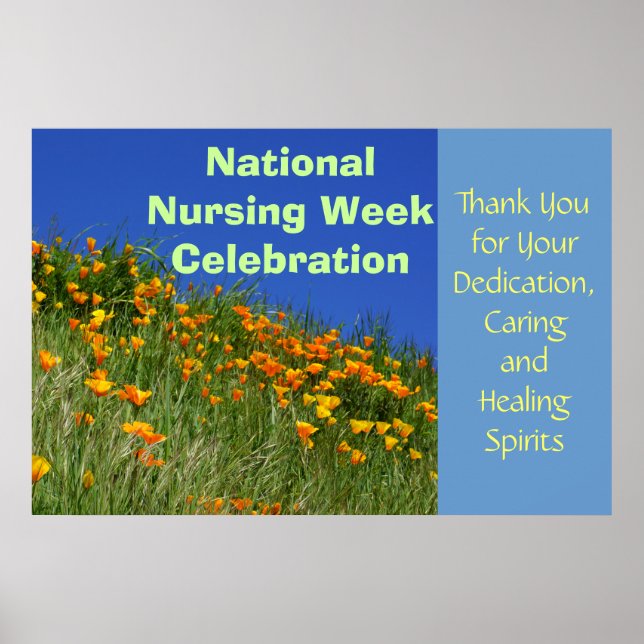 Nurses Week Celebration poster Danke (Vorne)