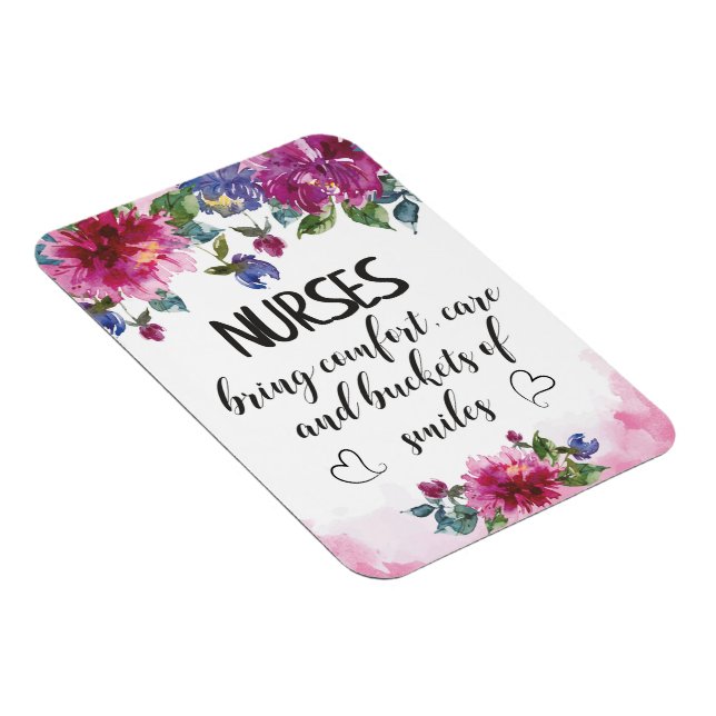 Nurses Wertschätzung Zitat Abschluss Geschenk Viel Magnet (Rechte Seite)