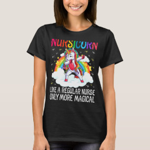Nursicorn wie eine regelmäßige Krankenschwester nu T-Shirt