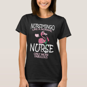 Nursimingo Krankenschwester Arzt Krankenhaus Flami T-Shirt