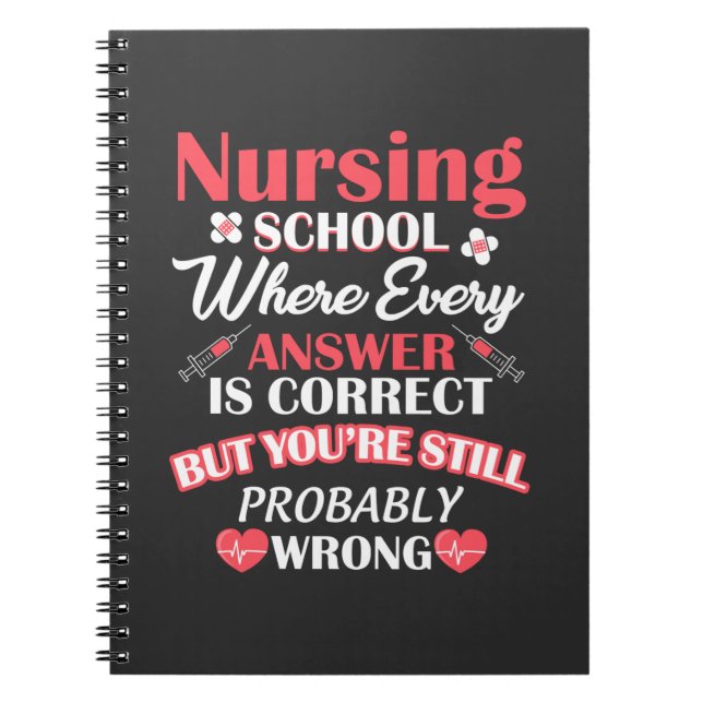Nursing Life | Nursing School Student Notizblock (Vorderseite)